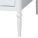 Baxton Studio Lucera 3-Drawer Daybed with Bobbin Frame, Twin, White - BSOMG0110-7-White-Daybed-Twin
