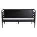 Baxton Studio Lucera 3-Drawer Daybed with Bobbin Frame, Twin, Black - BSOMG0110-7-Black-Daybed-Twin