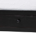 Baxton Studio Lucera 3-Drawer Daybed with Bobbin Frame, Twin, Black - BSOMG0110-7-Black-Daybed-Twin
