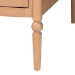 Baxton Studio Lucera 3-Drawer Daybed with Bobbin Frame, Twin, Beech Brown - BSOMG0110-7-Beech-Daybed-Twin