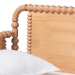 Baxton Studio Lucera 3-Drawer Daybed with Bobbin Frame, Twin, Beech Brown - BSOMG0110-7-Beech-Daybed-Twin