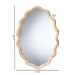 bali & pari Rasida Scalloped Natural Rattan Wall Mirror, Oval - BSOWS264-Light Honey Rattan-Boxed-Mirror