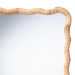 bali & pari Rasida Scalloped Natural Rattan Wall Mirror, Rectangle - BSOWS266-Light Honey Rattan-Boxed-Mirror