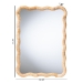 bali & pari Rasida Scalloped Natural Rattan Wall Mirror, Rectangle - BSOWS266-Light Honey Rattan-Boxed-Mirror