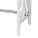 bali & pari Lindie Natural Rattan Writing Desk with Two Drawers, White - BSOLindie-White-Desk