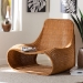 bali & pari Adala Natural Rattan Loop Lounge Chair - BSOAdala-Light Honey Rattan-AC