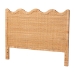 bali & pari Cassio Scalloped Natural Rattan Headboard, King