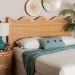 bali & pari Cassio Scalloped Natural Rattan Headboard, King - BSOSVN2809-Cassio-Natural-HB-King