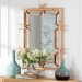 bali & pari Jasani Geometric Natural Rattan Frame Wall Mirror - BSOWS267-Natural Rattan-Boxed-Mirror