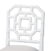 bali & pari Boone Counter Stool with Chinoiserie Design, White - BSOMD-39975-Boone-White-CS
