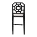 bali & pari Boone Counter Stool with Chinoiserie Design, Black - BSOMD-39975-Boone-Black-CS