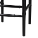 bali & pari Boone Counter Stool with Chinoiserie Design, Black - BSOMD-39975-Boone-Black-CS