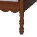 Baxton Studio Danette Bobbin Wood Daybed, Twin - BSOMG0260-1-Walnut-Daybed-Twin