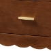 Baxton Studio Danette Bobbin Wood 6-Drawer Dresser - BSOMG9021-Walnut-6DW-Dresser