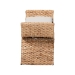 bali & pari Agave Woven Seagrass Bench with Removable Cushion - BSOAgave-Natural Waterhyacinth-Cushion-Bench
