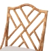 bali & pari Cedric Natural Rattan 2-Piece Dining Chair Set with Cushioned Seat - BSOCedric-Light Honey Rattan-Cushion-DC