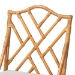 bali & pari Cedric Natural Rattan Counter Stool with Cushioned Seat - BSOCedric-Light Honey Rattan-Cushion-CS