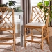 bali & pari Cedric Natural Rattan Counter Stool with Cushioned Seat - BSOCedric-Light Honey Rattan-Cushion-CS