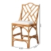 bali & pari Cedric Natural Rattan Counter Stool with Cushioned Seat - BSOCedric-Light Honey Rattan-Cushion-CS