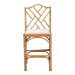 bali & pari Cedric Natural Rattan Bar Stool with Cushioned Seat - BSOCedric-Light Honey Rattan-Cushion-BS