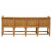 bali & pari Serenay Natural Rattan Dining Bench, 77" - BSOPalm Short-Natural Rattan-Long-Version 2-L Shape Seating