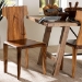 bali & pari Larissa Suar Wood Dining Chair - BSOLarissa-Natural Wood-DC