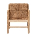 bali & pari Dolores Woven Seagrass Armchair with Bobbin Frame - BSODolores-Natural-AC