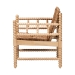 bali & pari Dolores Woven Seagrass Armchair with Bobbin Frame - BSODolores-Natural-AC