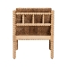 bali & pari Dolores Woven Seagrass Armchair with Bobbin Frame - BSODolores-Natural-AC