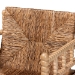 bali & pari Dolores Woven Seagrass Armchair with Bobbin Frame - BSODolores-Natural-AC