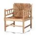 bali & pari Dolores Woven Seagrass Armchair with Bobbin Frame - BSODolores-Natural-AC