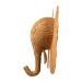 bali & pari Elissa Elephant Head Natural Rattan Wall Decor - BSOElephant-Light Honey Rattan-Wall Decor
