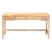 bali & pari Kalimantan Natural Rattan Desk with Three Drawers - BSOLupe-Light Honey-Desk