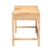 bali & pari Kalimantan Natural Rattan Desk with Three Drawers - BSOLupe-Light Honey-Desk