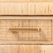 bali & pari Kalimantan Natural Rattan Desk with Three Drawers - BSOLupe-Light Honey-Desk