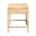 bali & pari Dalida Natural Rattan Writing Desk with Two Drawers - BSOLina-Light Honey-Desk