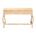 bali & pari Dalida Natural Rattan Writing Desk with Two Drawers - BSOLina-Light Honey-Desk