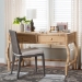 bali & pari Dalida Natural Rattan Writing Desk with Two Drawers - BSOLina-Light Honey-Desk