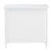 bali & pari Lucia Mahogany Wood 3-Drawer Chest with Bamboo Motif - BSOLucia-White-Chest