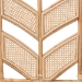 bali & pari Liang Natural Rattan Freestanding Headboard, King - BSOLiang-Natural Rattan-HB-King