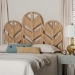 bali & pari Liang Natural Rattan Freestanding Headboard, King - BSOLiang-Natural Rattan-HB-King