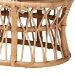 bali & pari Adelpha Natural Rattan Accent Bench with Cushioned Seat - BSOAdelpha-Natural Rattan-Cushion-Bench