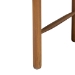 bali & pari Elvera Woven Seagrass and Mahogany Wood Dining Chair - BSOMD-39986-Elvera-Light Walnut-Cushion-DC