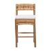 bali & pari Elvera Woven Seagrass and Mahogany Wood Counter Stool - BSOMD-39987-Elvera-Light Walnut-Cushion-CS