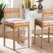 bali & pari Elvera Woven Seagrass and Mahogany Wood Counter Stool - BSOMD-39987-Elvera-Light Walnut-Cushion-CS