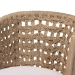 bali & pari Vellon Woven Seagrass and White Wash Mahogany Wood Dining Chair - BSOMD-39989-Vellon-White Wash-Cushion-DC