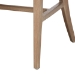 bali & pari Vellon Woven Seagrass and White Wash Mahogany Wood Dining Chair - BSOMD-39989-Vellon-White Wash-Cushion-DC