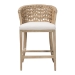 bali & pari Vellon Woven Seagrass and White Wash Mahogany Wood Counter Stool - BSOMD-39993-Vellon-White Wash-Cushion-CS