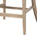 bali & pari Vellon Woven Seagrass and White Wash Mahogany Wood Counter Stool - BSOMD-39993-Vellon-White Wash-Cushion-CS
