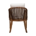 bali & pari Varen Seagrass and Mahogany Wood Dining Chair - BSOMD-39991-Varen-Walnut-Cushion-Arm-DC